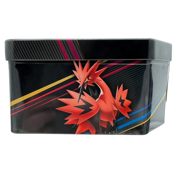 Pokemon Card Storage Tins EMPTY 2 Lots of 3 Crown Zenith 2022 Trading Game READ - Picture 2 of 14